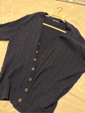 Brandy Melville Navy oversized cardigan